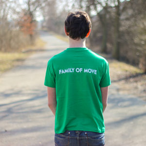 zelené parkourové tričko